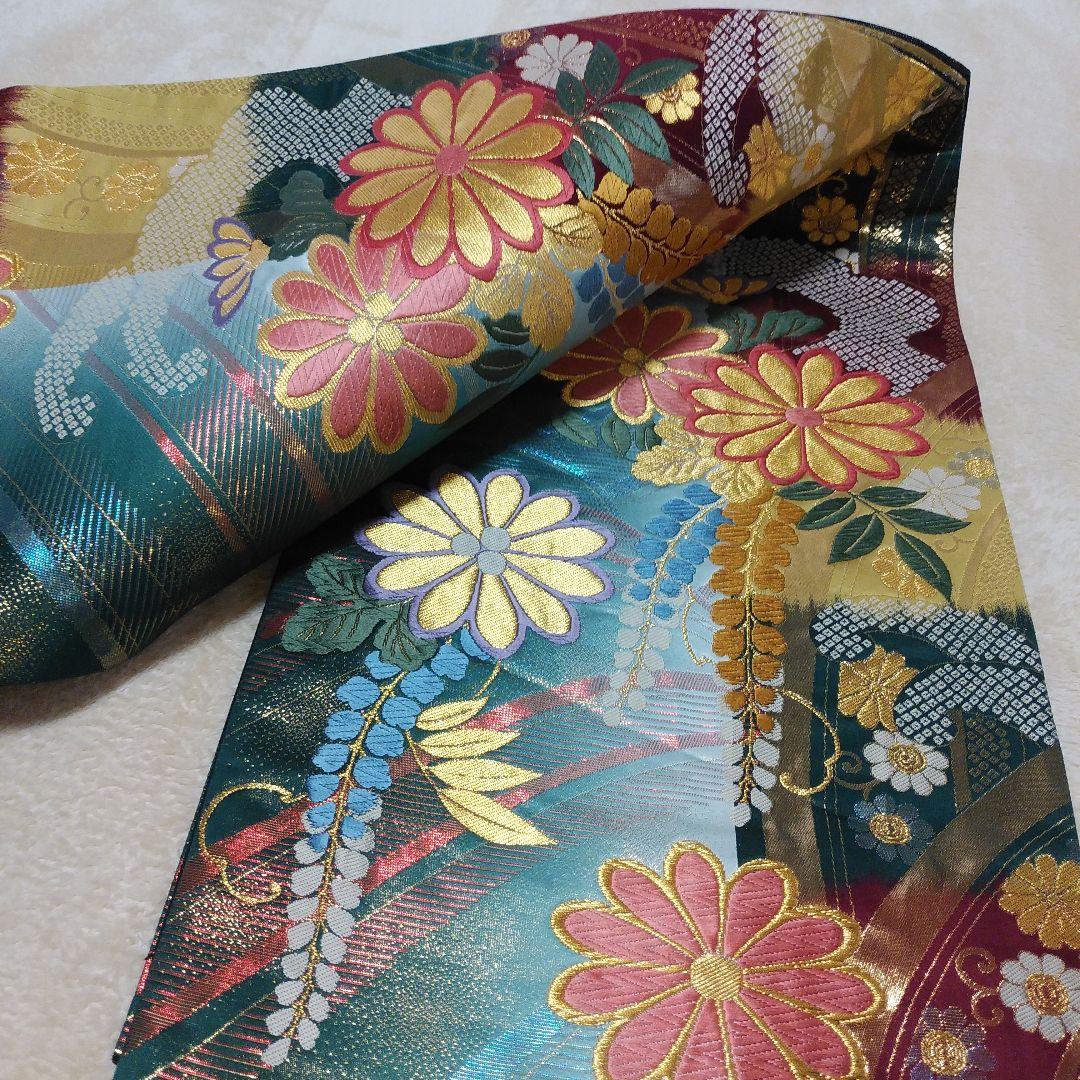 MOA 様２点まとめ依頼品物【京洛たはら謹製 袋帯 佐賀錦 和装 正絹 帯 】