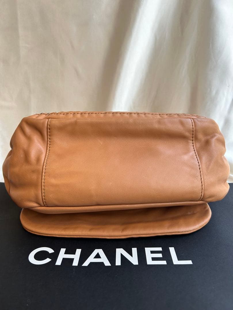 CHANEL(シャネル)チェーンショルダーバッグ　キャメルブラウン