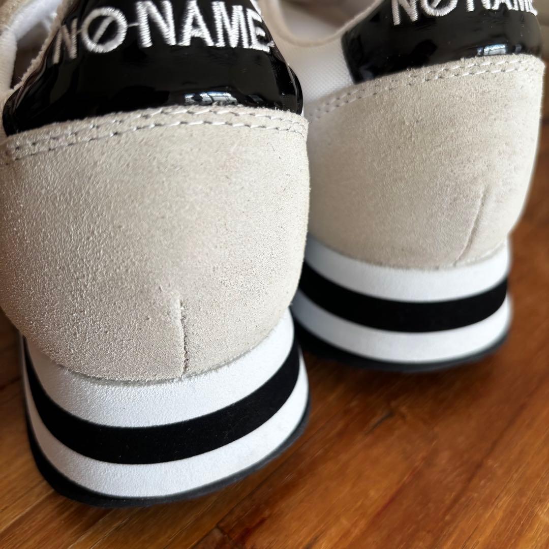 新品NONAME FLEX 厚底4cmスニーカー24.5cm 39難多め