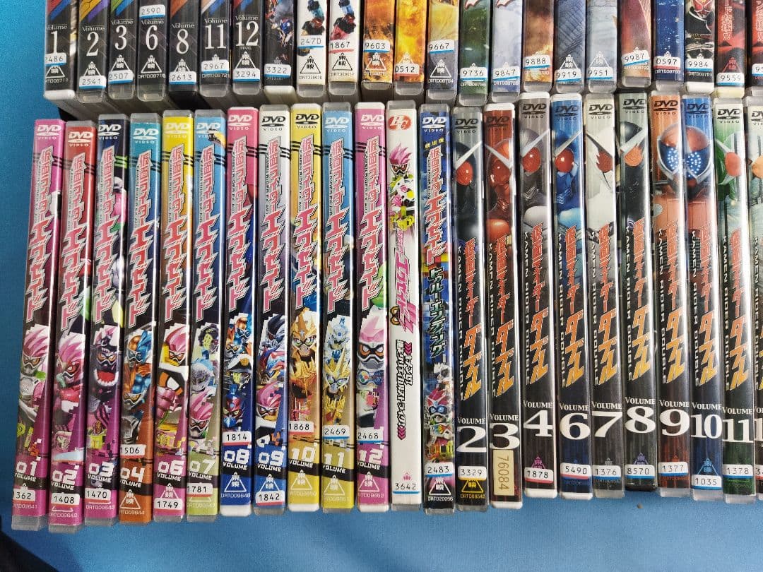 仮面ライダーレンタルアップDVD80点まとめ大量セット　ダブル　クウガ　フォーゼ