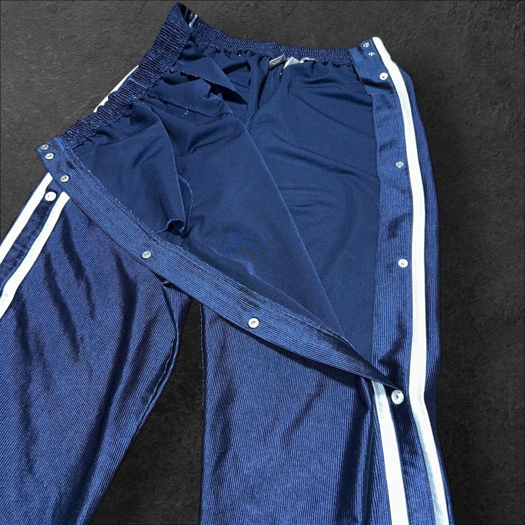 NIKE サイドスナップ トラックパンツ 紺 L 00sバイブス 刺繍タグ