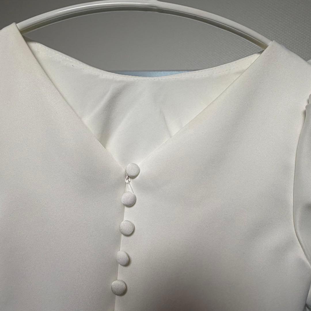 Dress Produce ウェディングドレス Sサイズ相当 パフ袖