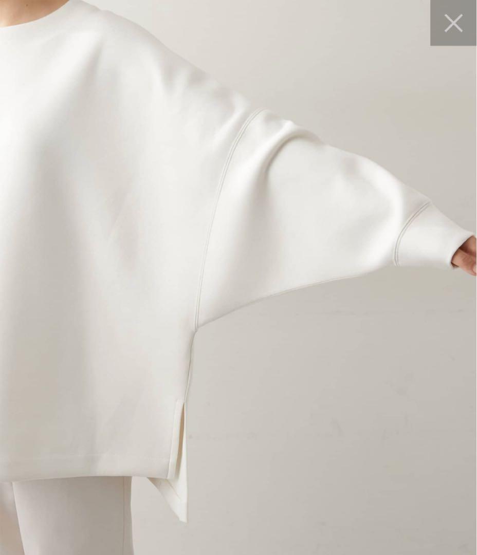 【23AW•美品】ウィムガゼット ダンボールプルオーバー オフホワイト 定番人気