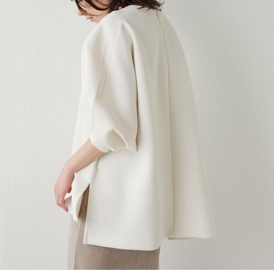 【23AW•美品】ウィムガゼット ダンボールプルオーバー オフホワイト 定番人気