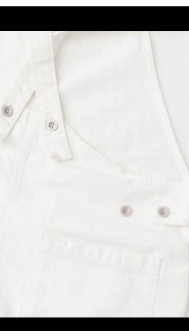 かぐれホワイトデニムサロペット