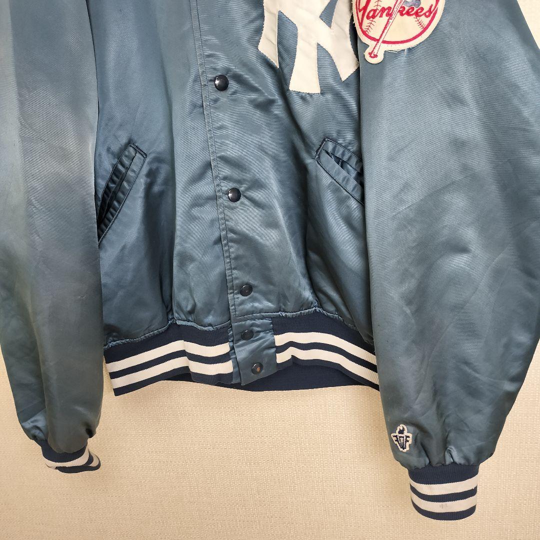 MLB ニューヨーク ヤンキース ヴィンテージ スタジャン 良フェード XL