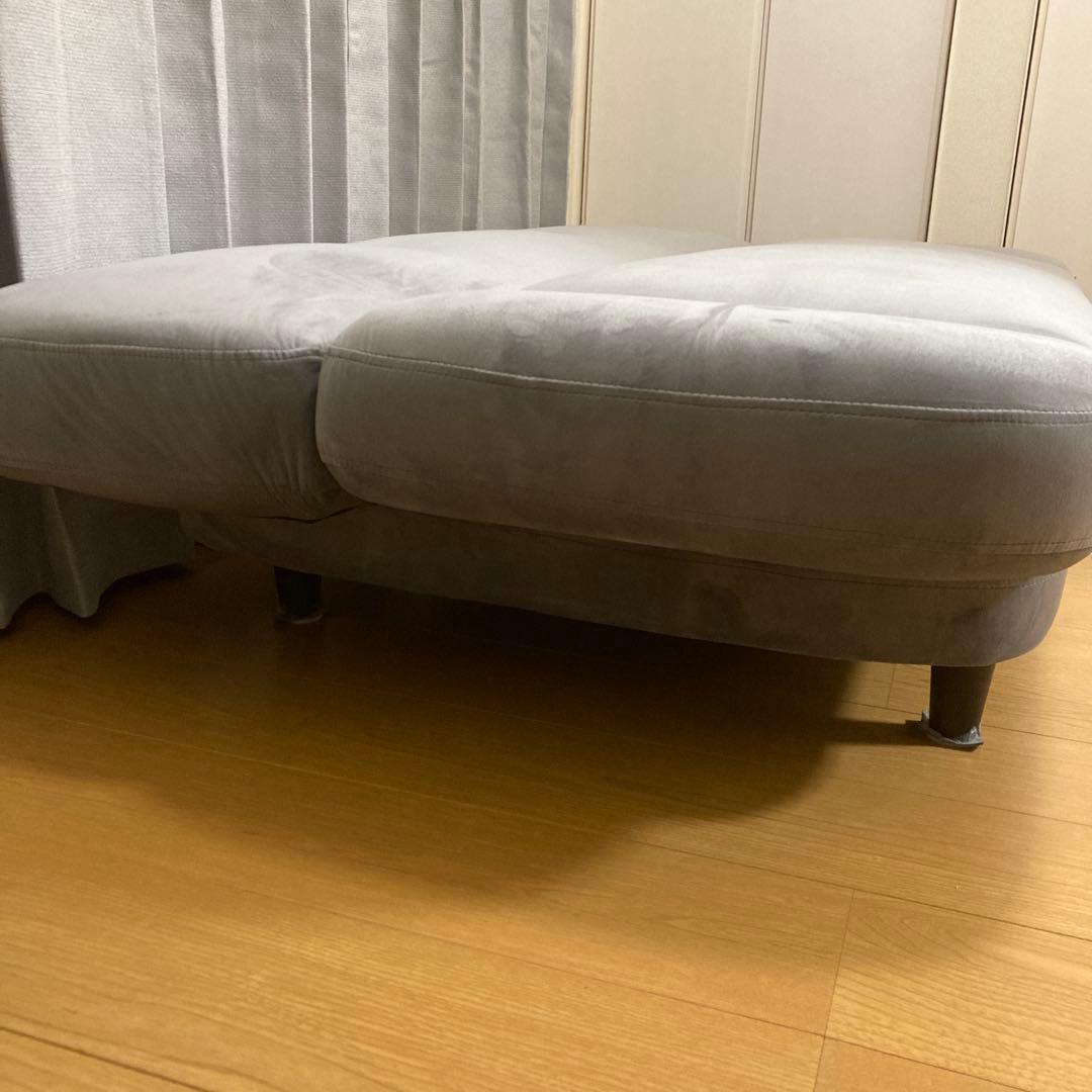 ニトリ 肘/背もたれ可動 ソファベッド 布張りタイプ