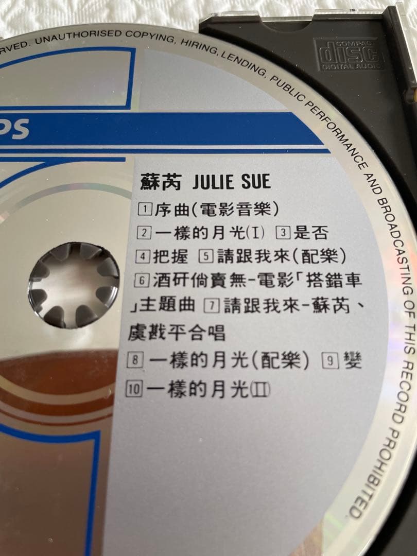 蘇芮Julie Sue「搭錯車」電影原聲大碟/1983年香港盤