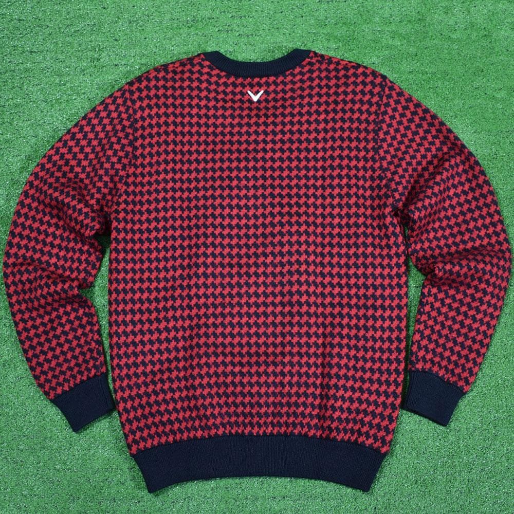 Callaway/キャロウェイ 防風Ｖネックセーター【レッド/LL】美品！