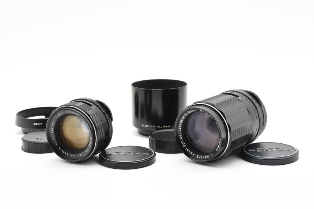 ◎前期型2本セット◎ Super Takumar 55mm 135mm C086