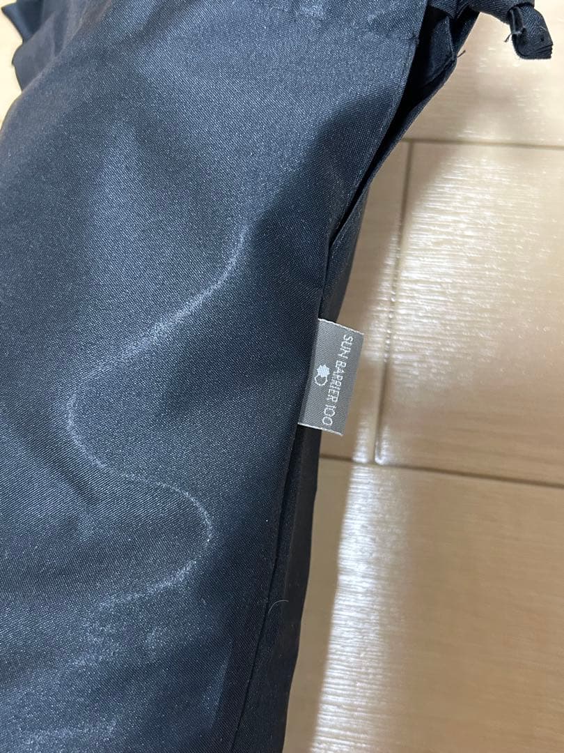 SUN BARRIER100 折りたたみ日傘/2段折りフリル