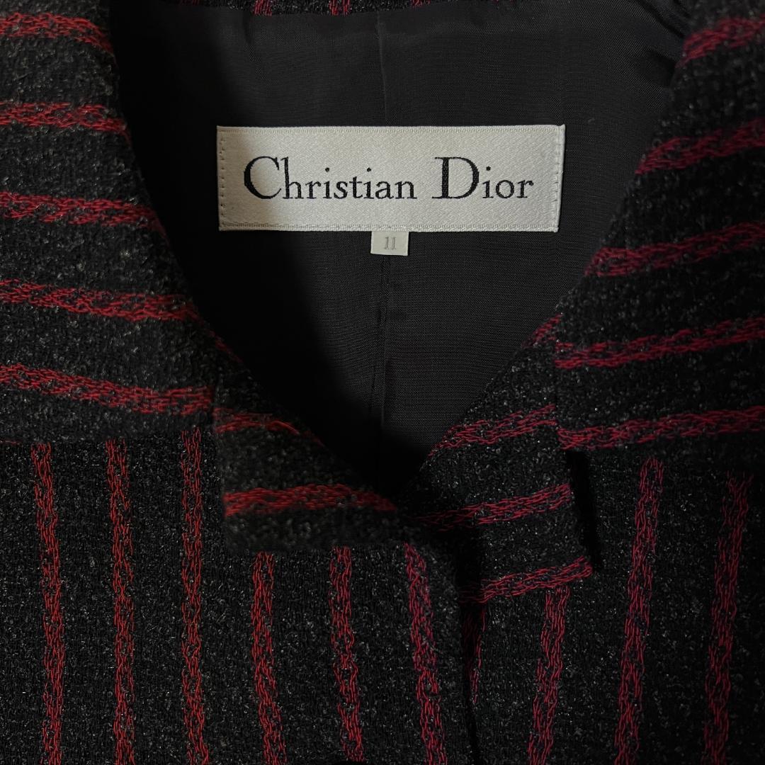 美品・ヴィンテージ Christian Dior ディオール ジャケットウール混