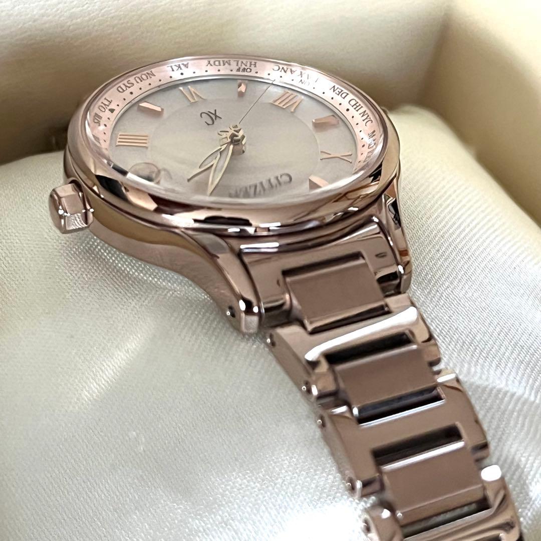 【美品】CITIZEN クロスシー xC ソーラー電波 ピンクゴールド