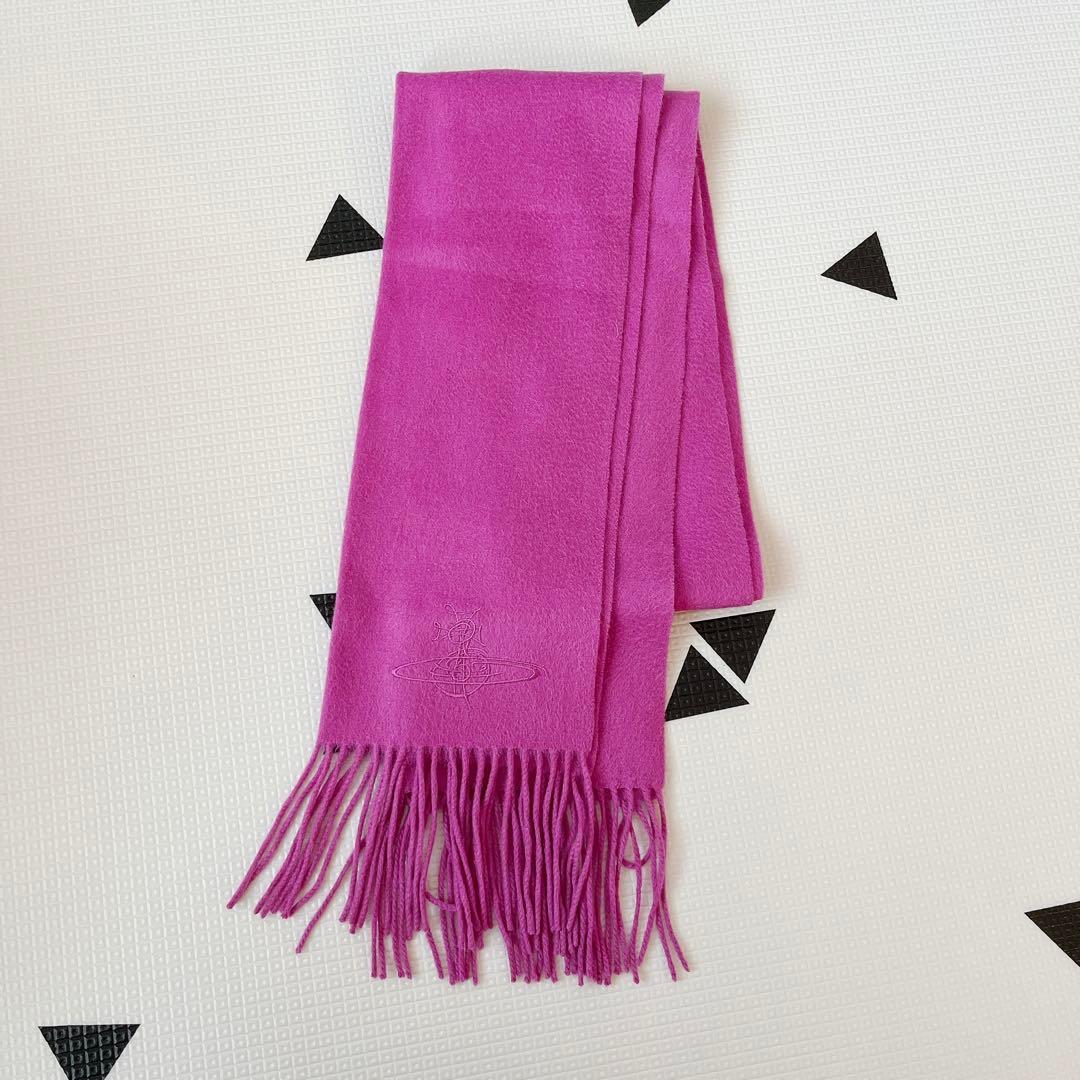 ヴィヴィアンウエストウッド　マフラー　ピンク