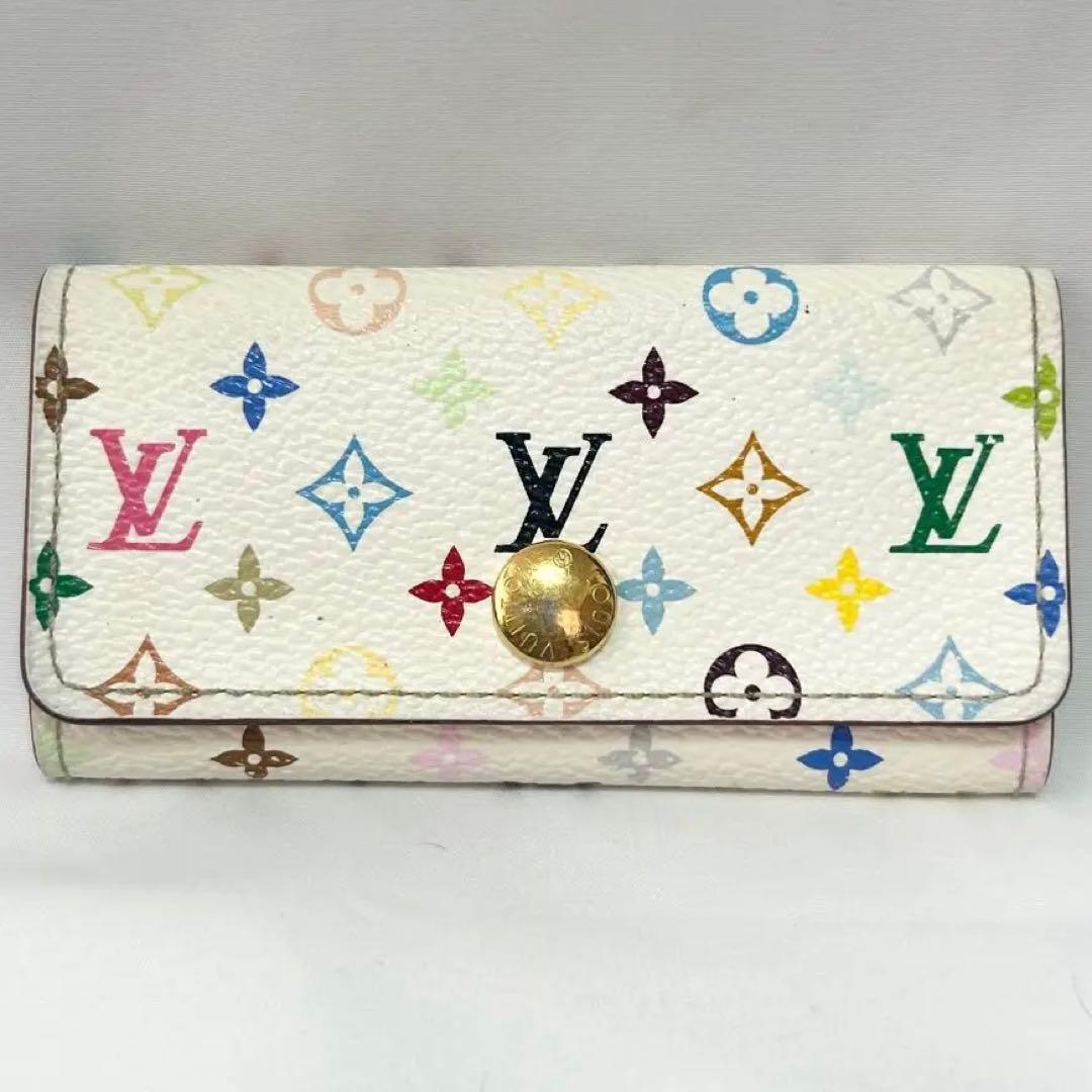 ルイヴィトン ミュルティクレ4 マルチカラー ブロン キーケース 4連