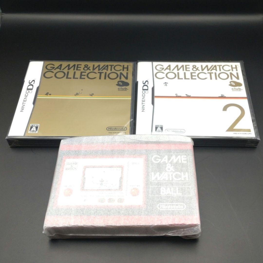 非売品・未使用！クラブニンテンドー ゲーム＆ウォッチ コレクション 3点セット