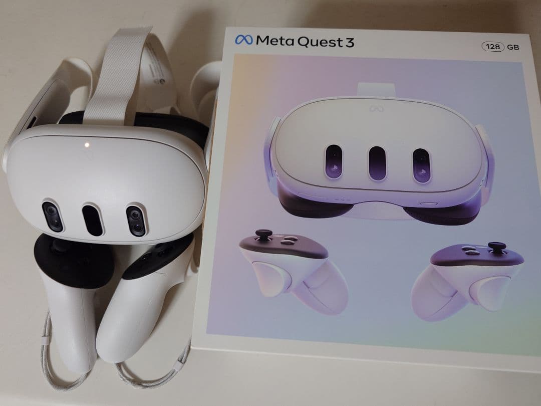  Quest 3 128GB バッテリーヘッドストラップ付