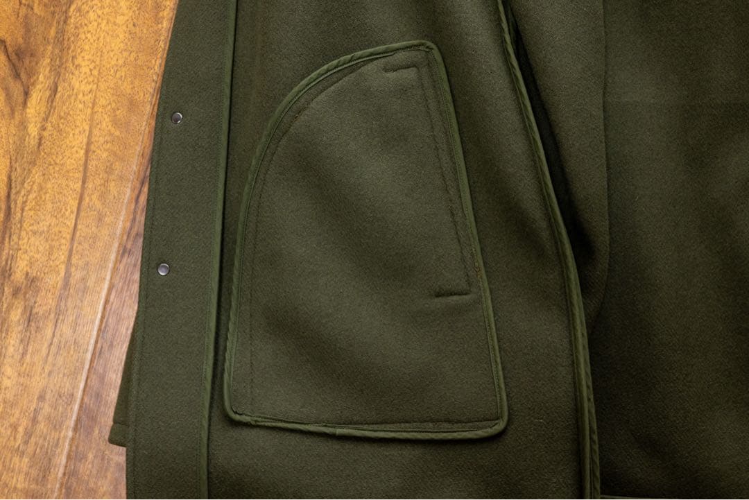 オーラリー auralee ヘビーメルトン　フードコート　サイズ4