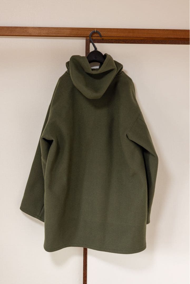 オーラリー auralee ヘビーメルトン　フードコート　サイズ4