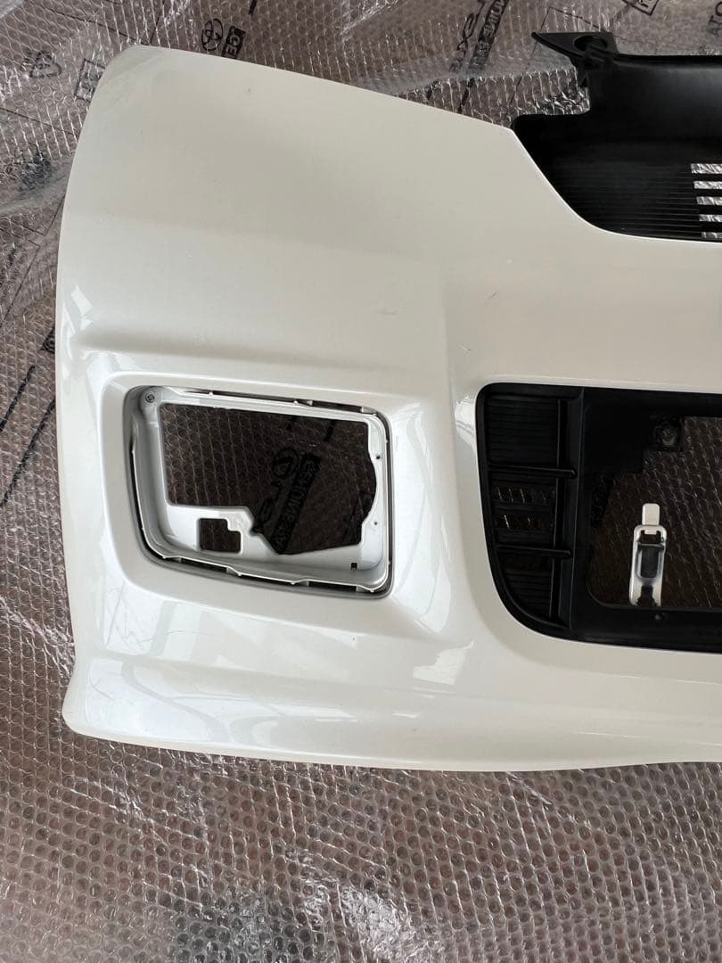 JF1-JF2 NBOXホワイト フロントバンパー NH624P