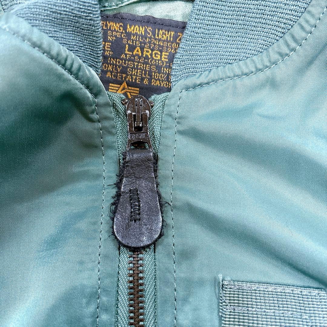 アルファインダストリーズ✨USA製L-2B✨復刻50sフライトジャケットMA-1