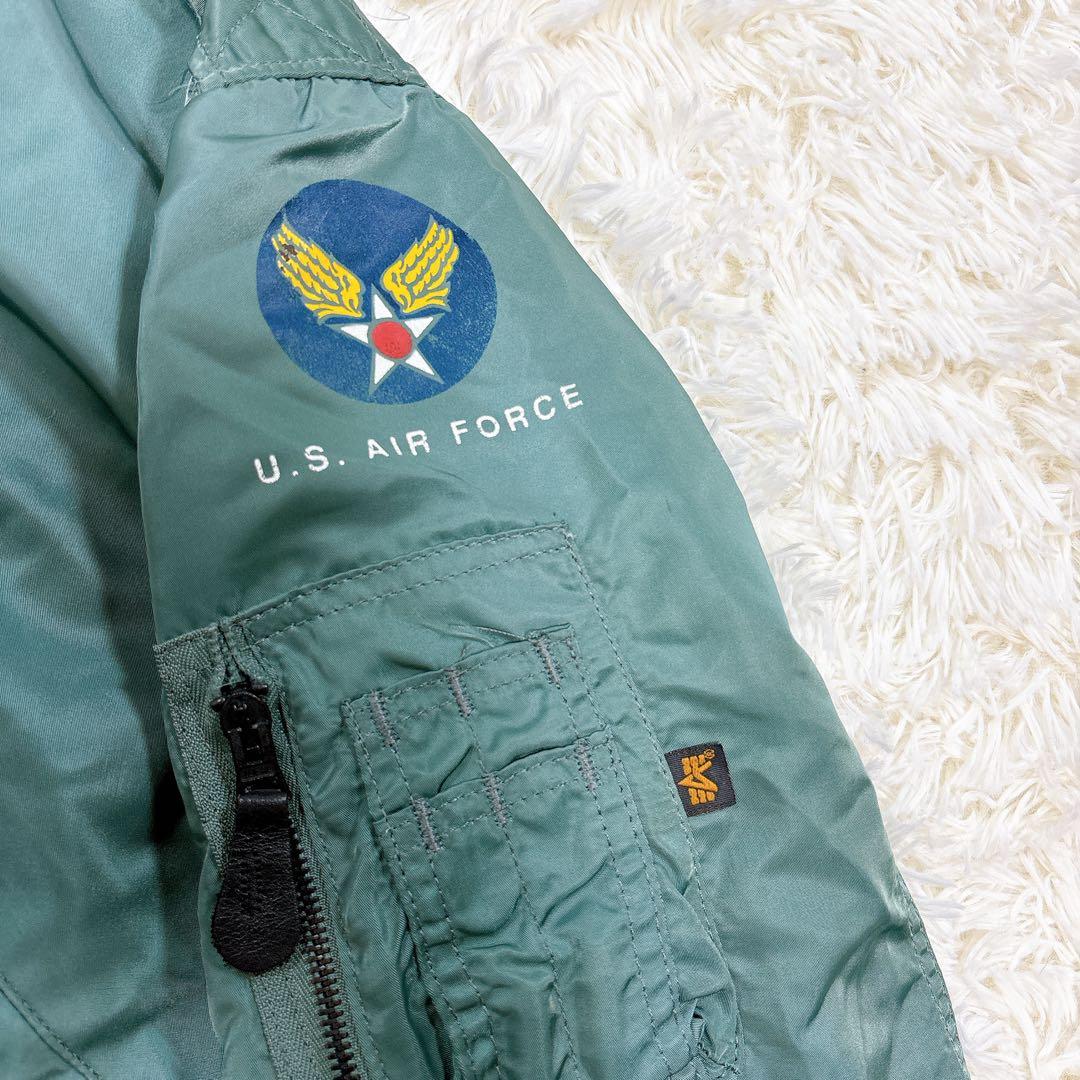 アルファインダストリーズ✨USA製L-2B✨復刻50sフライトジャケットMA-1