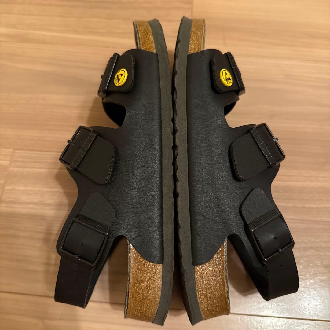 美品！BIRKENSTOCK ブラックサンダル 42 27cm