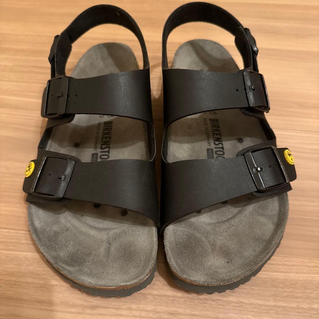 美品！BIRKENSTOCK ブラックサンダル 42 27cm