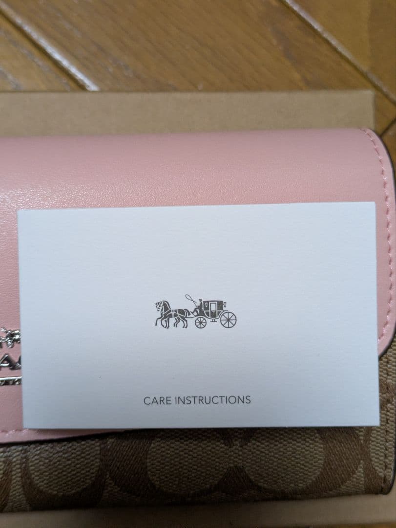 コーチ 長財布 レディース COACH F54022 ピンク/シグネチャー