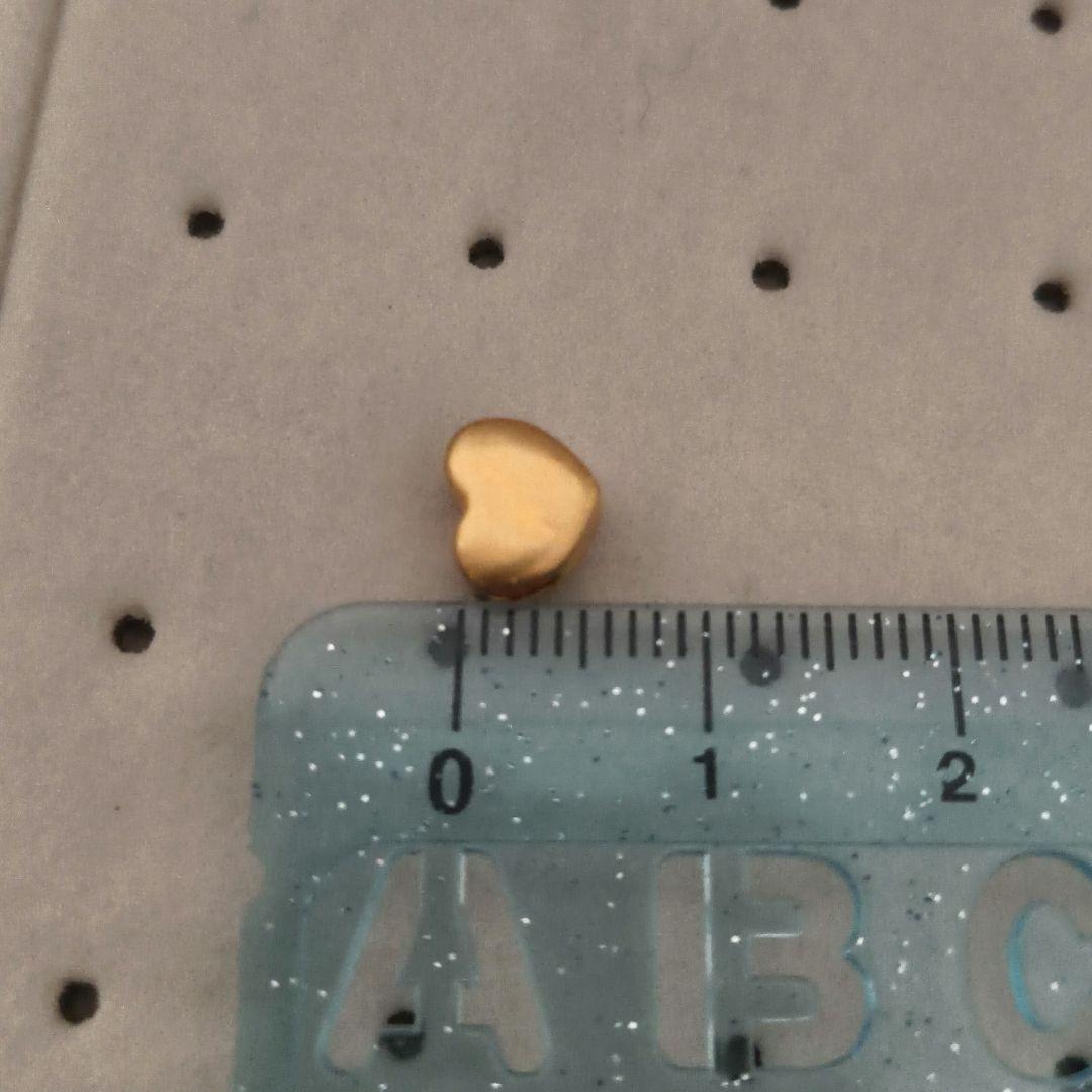 純金 ハート　ペンダントトップ　足金999刻印