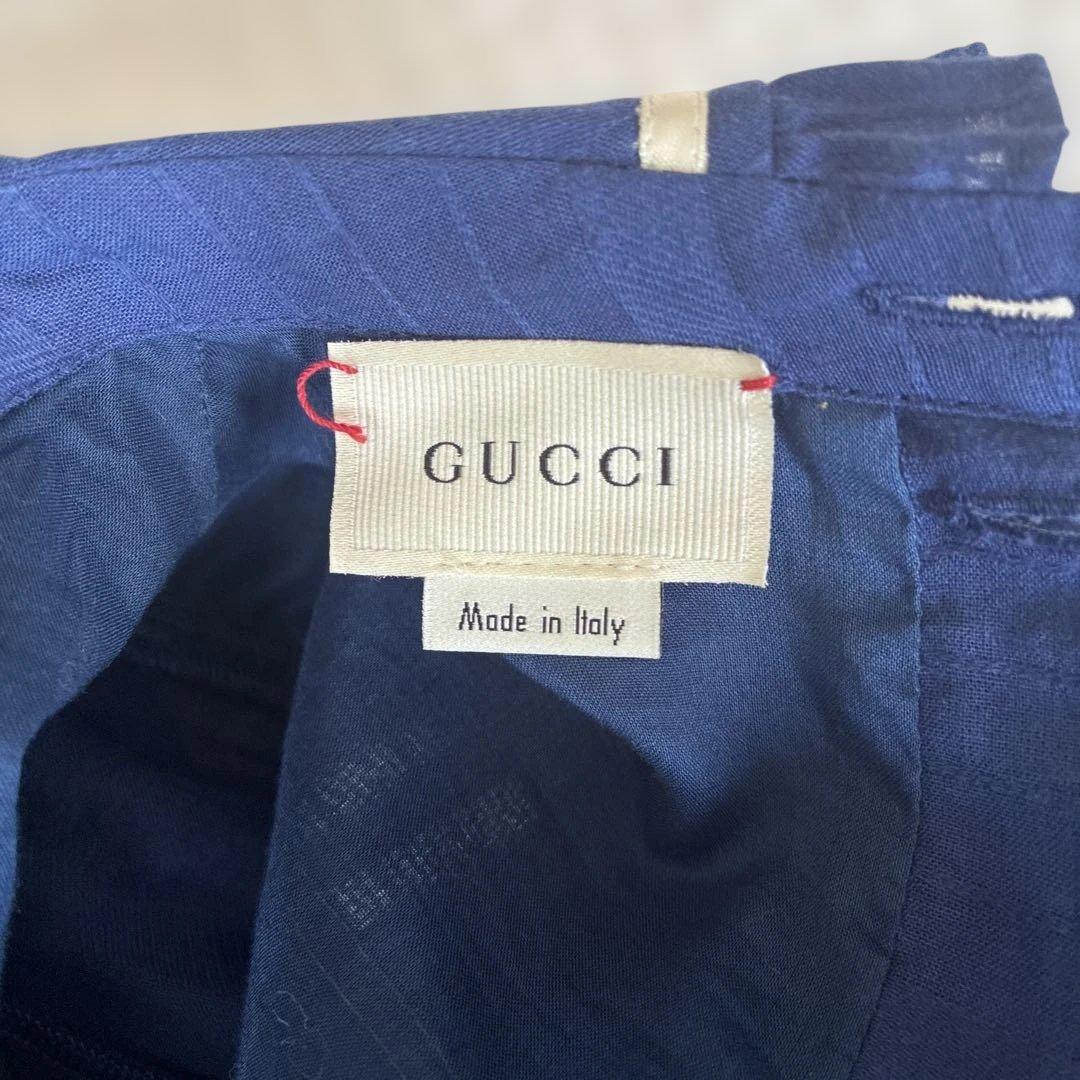 GUCCI フリル付き長袖 ワンピース グッチ