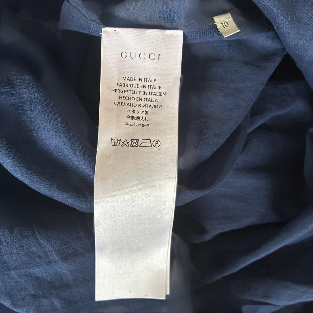 GUCCI フリル付き長袖 ワンピース グッチ
