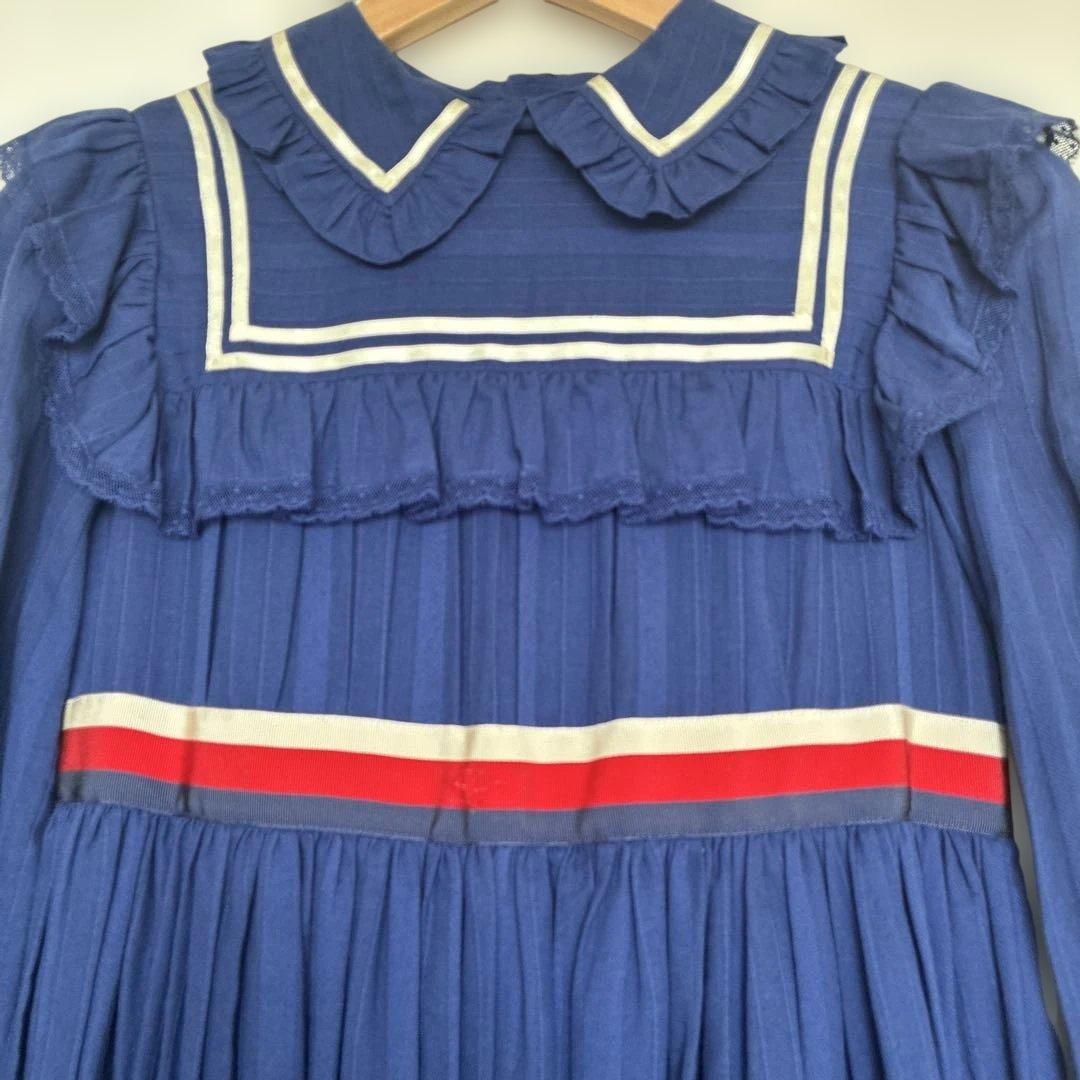 GUCCI フリル付き長袖 ワンピース グッチ