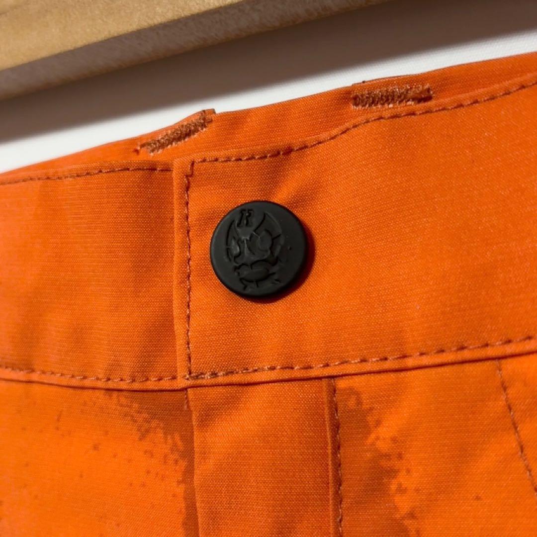 ラッセルノ ゴルフ RS ロゴ リフレクター ショーツ スプレー オレンジ L