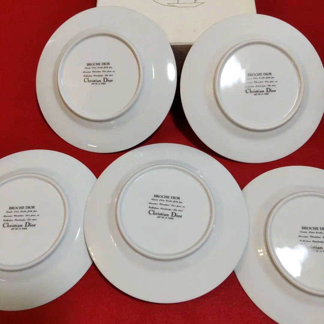 Christian Dior 皿 5枚セット ブロッシュ ディオール ★美品★