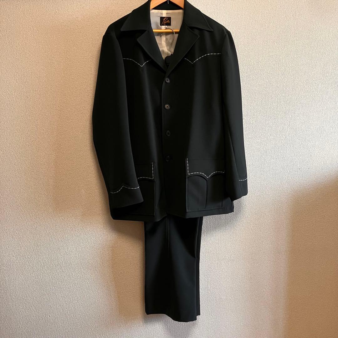 needles ホワイトステッチ　ウエスタンセットアップ