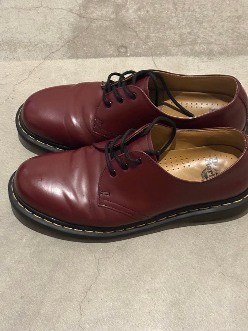 ドクターマーチン　27.5センチ　UK9 チェリーレッド