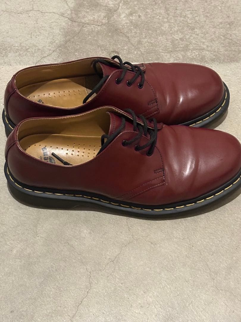 ドクターマーチン　27.5センチ　UK9 チェリーレッド