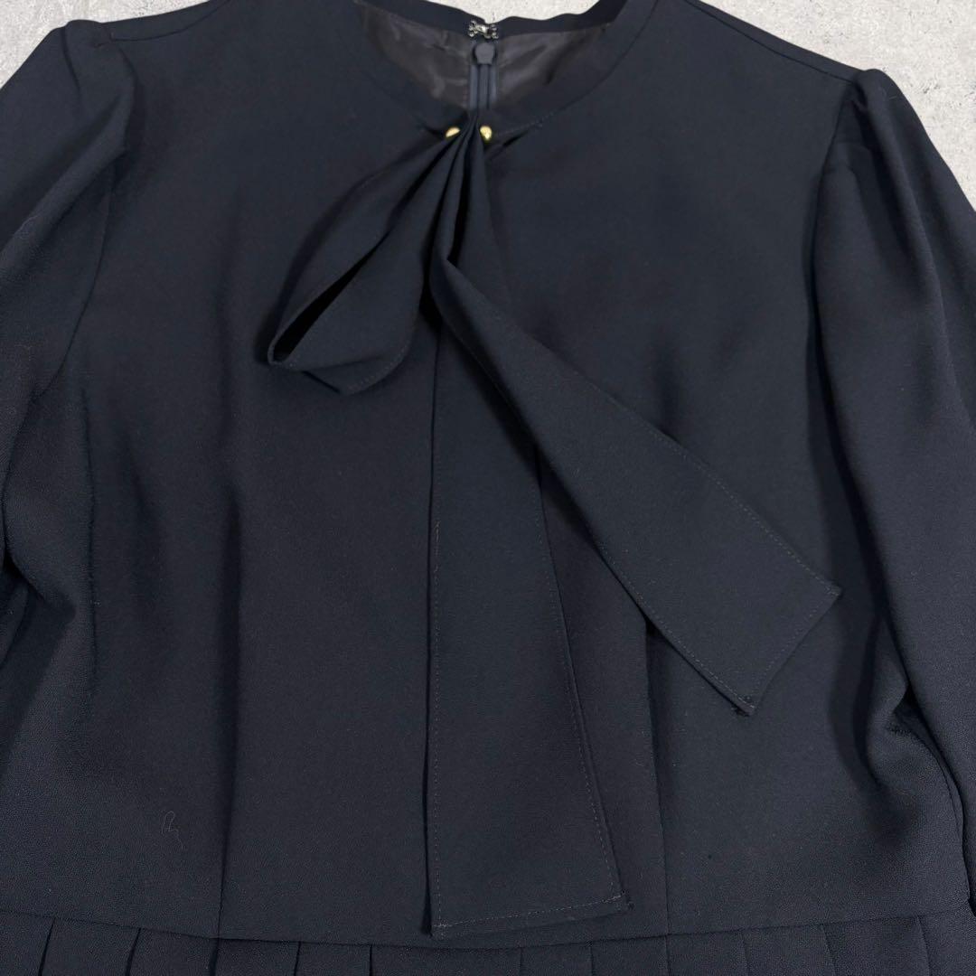 まいまいとCELFORD 36 濃紺 ボウタイプリーツワンピース 卒業