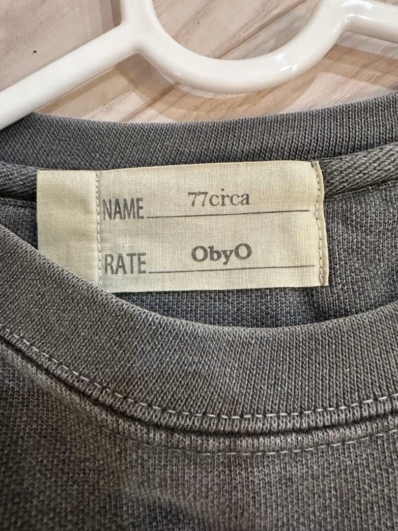 ObyO 77circa 猫プリント スウェット水川あさみ