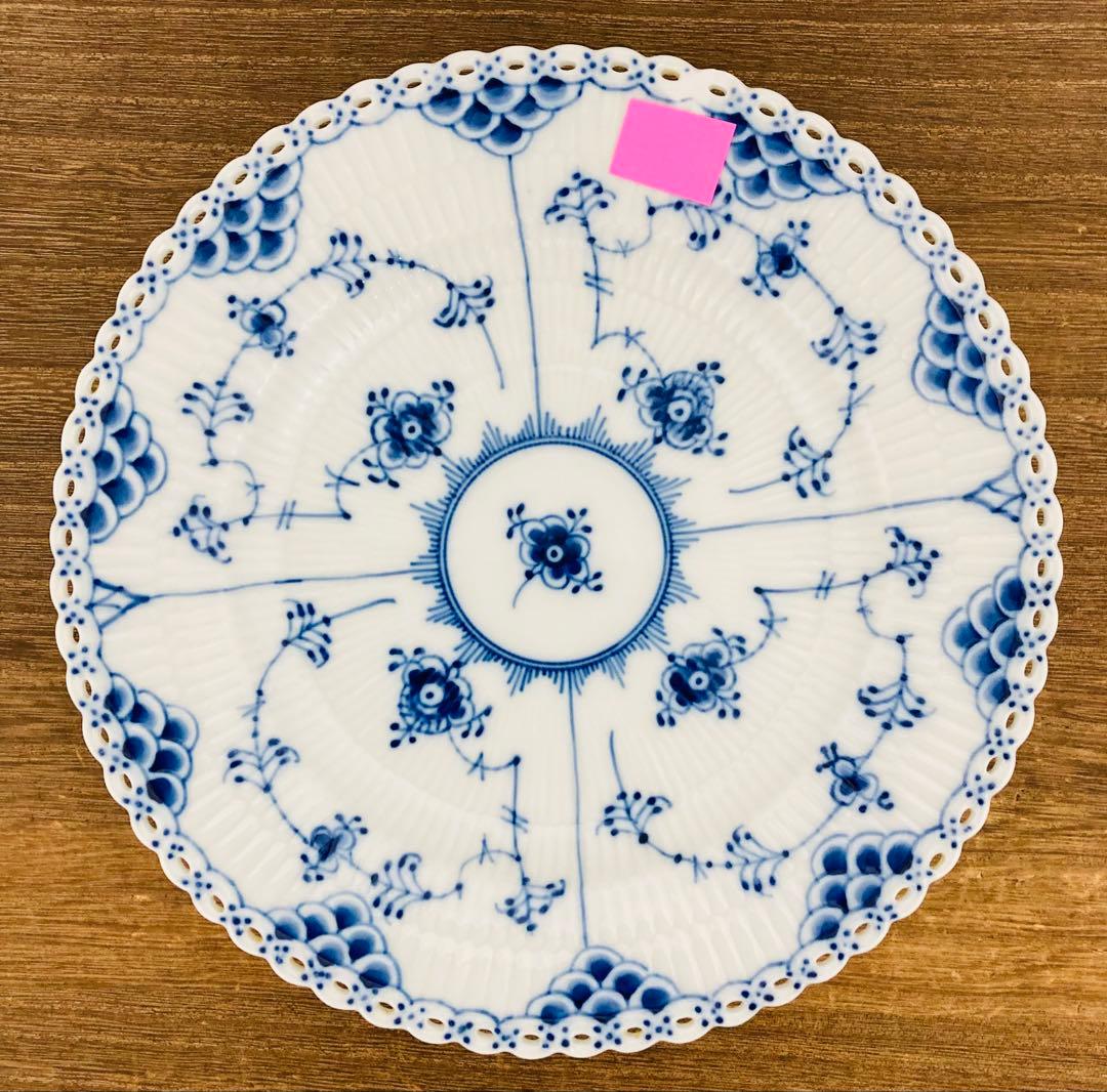 訳あり①ロイヤルコペンハーゲン ブルーフルーテッド フルレース 23cm