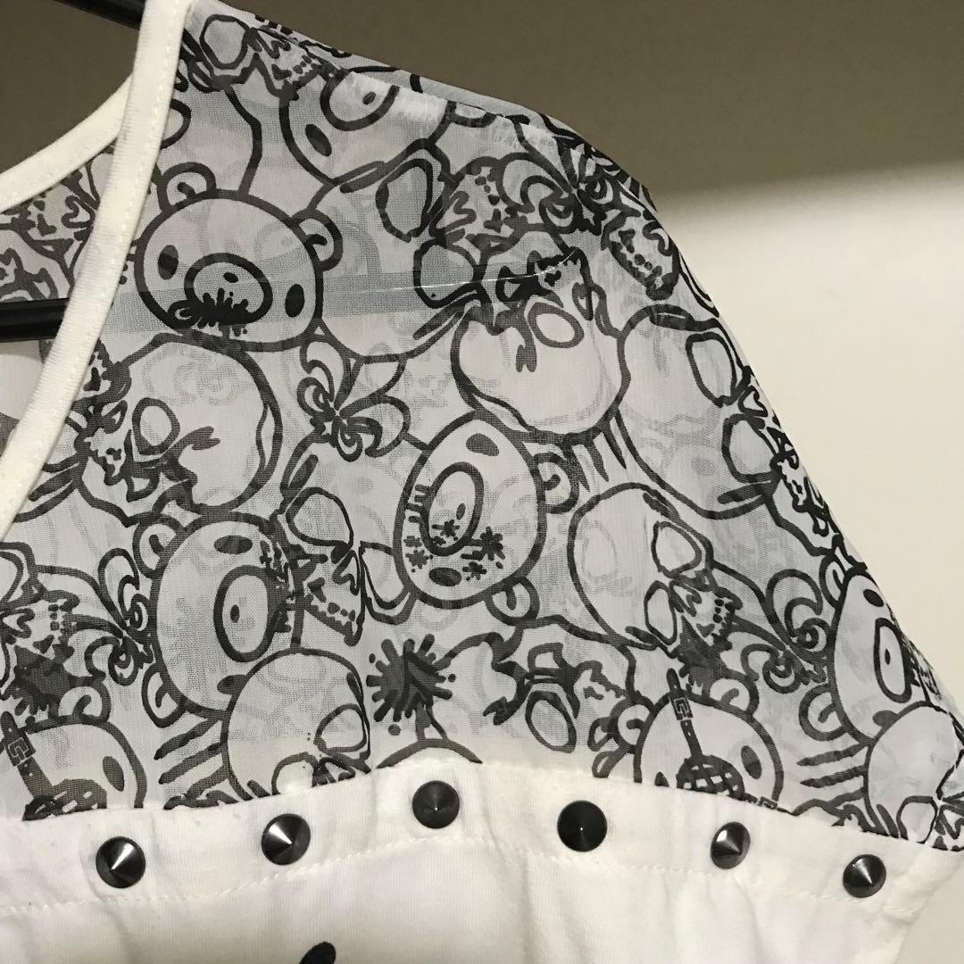 【送料込】グルーミー ゴーストオブハーレム コラボ 希少 スカル Y2K 00s