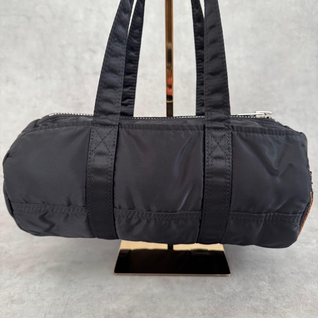 美品 廃盤 ポーター タンカー ミニボストン S ドラムバッグ ダッフル 黒