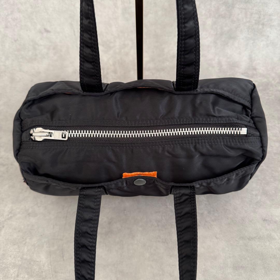 美品 廃盤 ポーター タンカー ミニボストン S ドラムバッグ ダッフル 黒