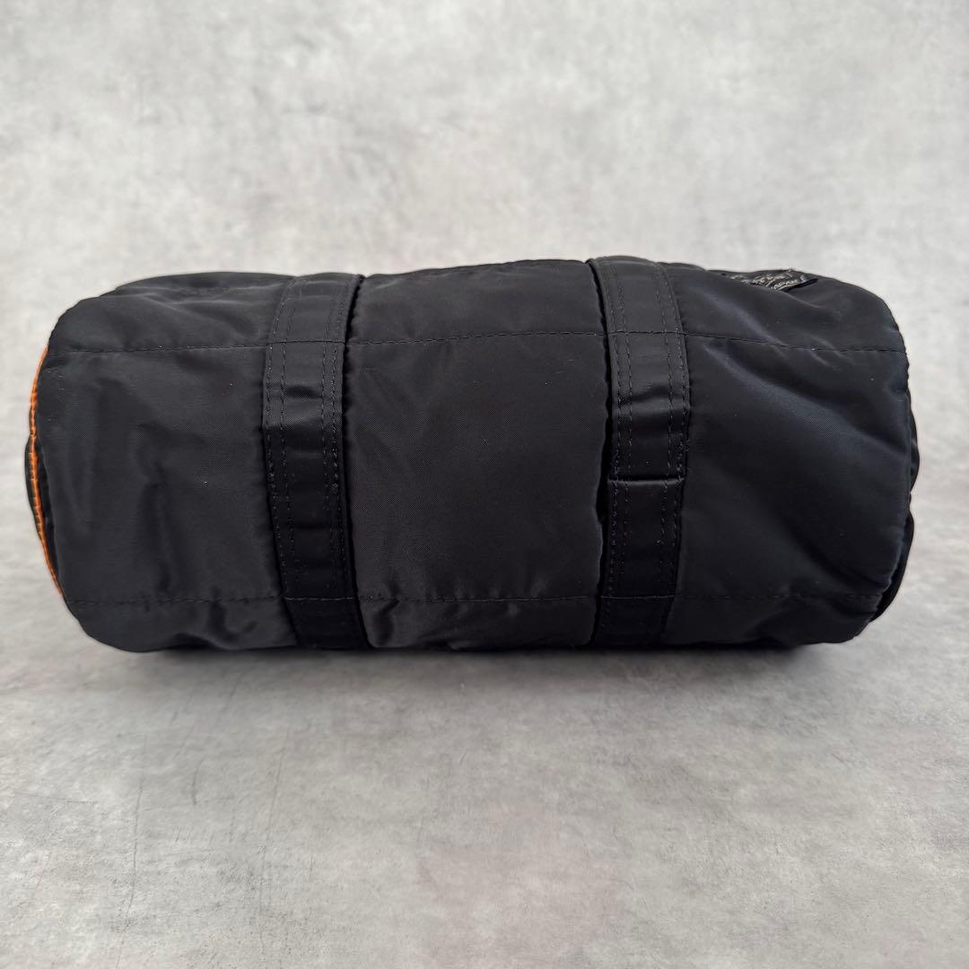 美品 廃盤 ポーター タンカー ミニボストン S ドラムバッグ ダッフル 黒