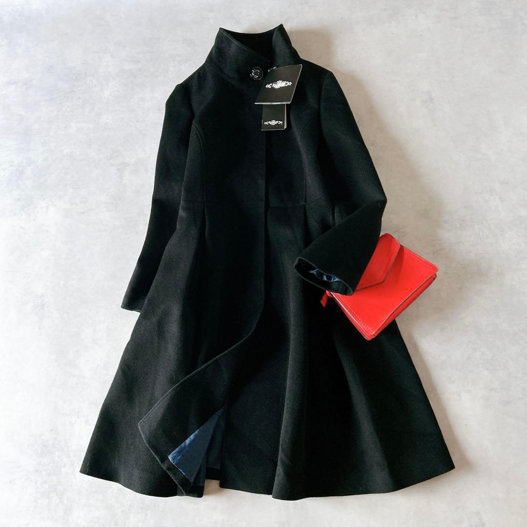 定価2.6万☆未使用タグ付☆ルイルエブティック　コート　リボン フレア　Aライン