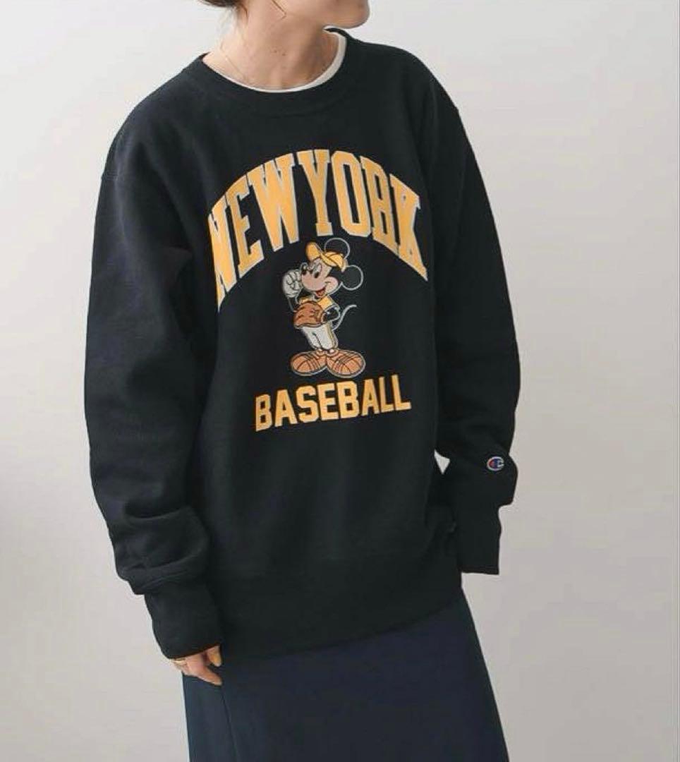 Spick and Span ✖️Champion ミッキープリントスウェット