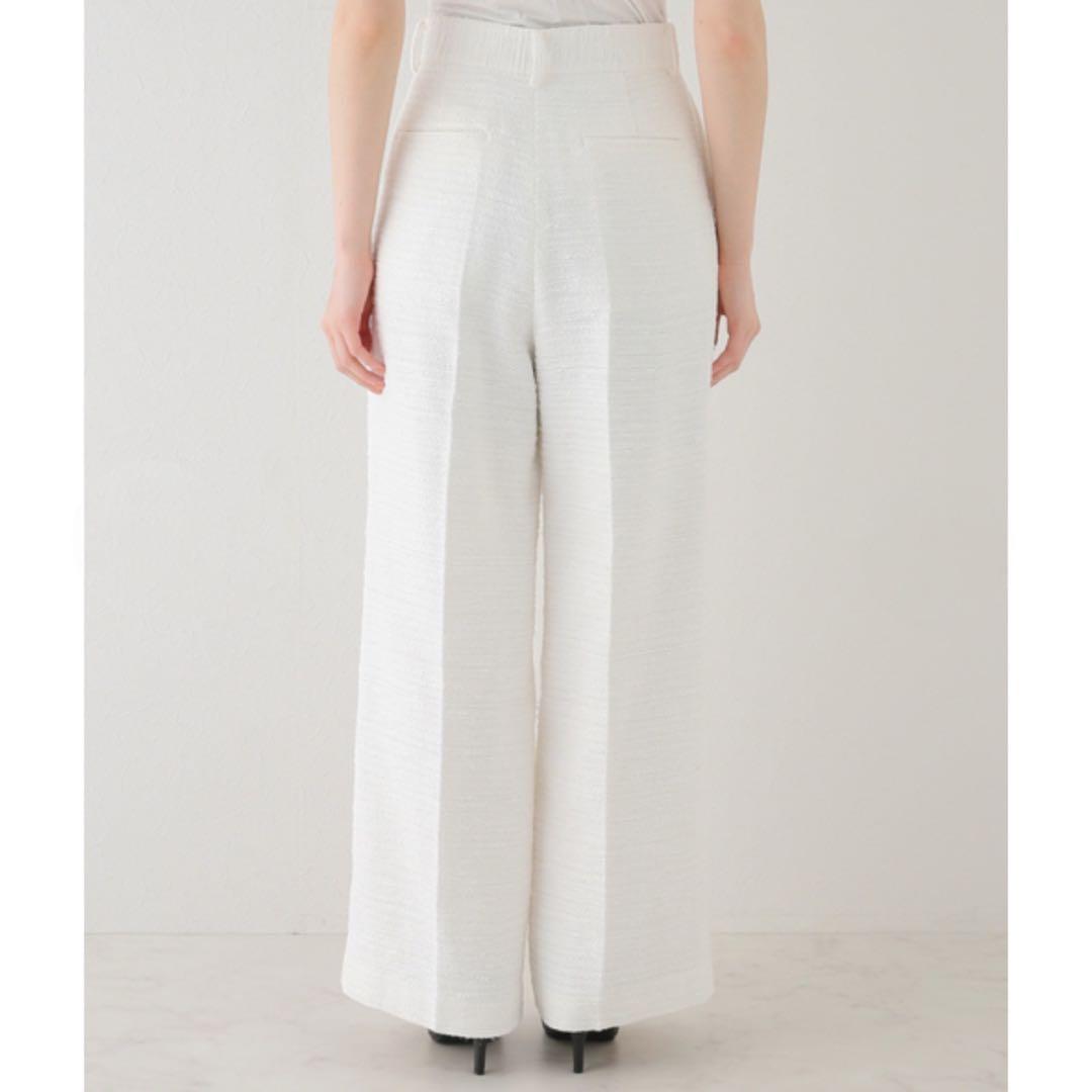 【お値下げ】新品 ドゥーズィエムクラス 23ss ツイード ワイドパンツ