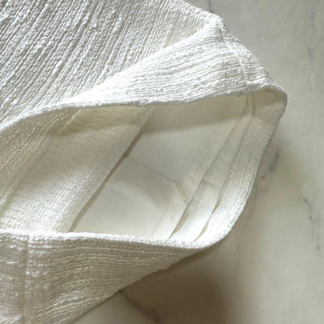 【お値下げ】新品 ドゥーズィエムクラス 23ss ツイード ワイドパンツ