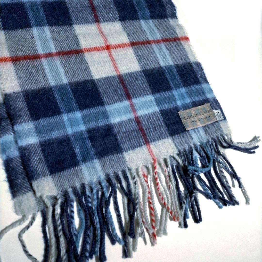 激レア ロキャロン ラムウールマフラー タータンチェック スコットランド製